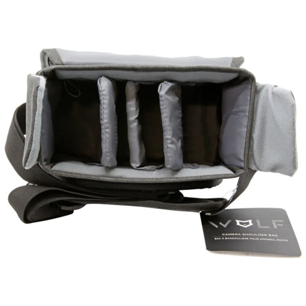 Wolf Nylon Digital SLR Camera Shoulder Bag (WSB15) - Grey