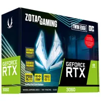 ZOTAC NVIDIA GeForce RTX 3060 Twin Edge OC 12GB GDDR6 Video Card