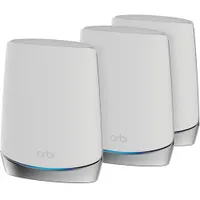 NETGEAR Orbi 8-Stream Tri-Band AX4200 Whole Home Mesh WiFi 6 System (RBK753S-100CNS) - 3 Pack