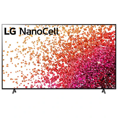 Téléviseur intelligent webOS HDR DEL UHD 4K de 75 po NanoCell de LG (75NANO75UPA) - 2021