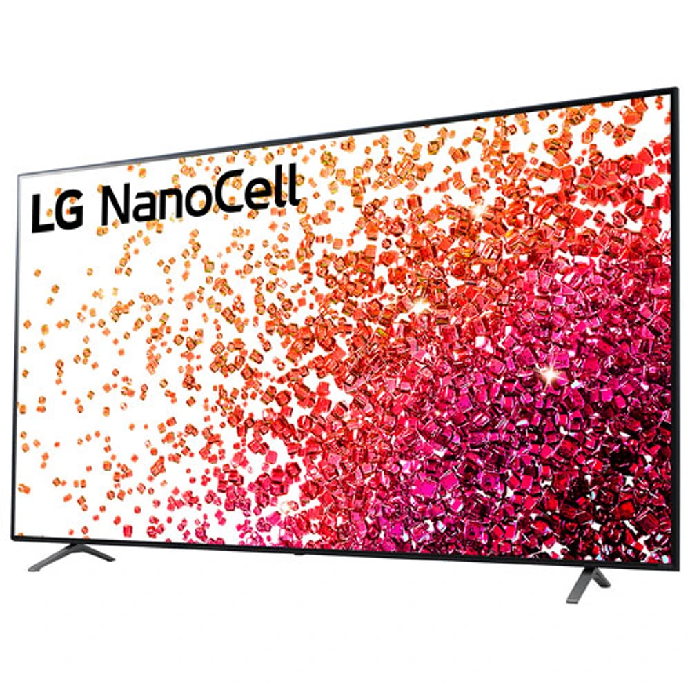 Téléviseur intelligent webOS HDR DEL UHD 4K de 75 po NanoCell de LG (75NANO75UPA) - 2021