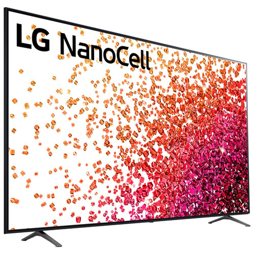 Téléviseur intelligent webOS HDR DEL UHD 4K de 75 po NanoCell de LG (75NANO75UPA) - 2021