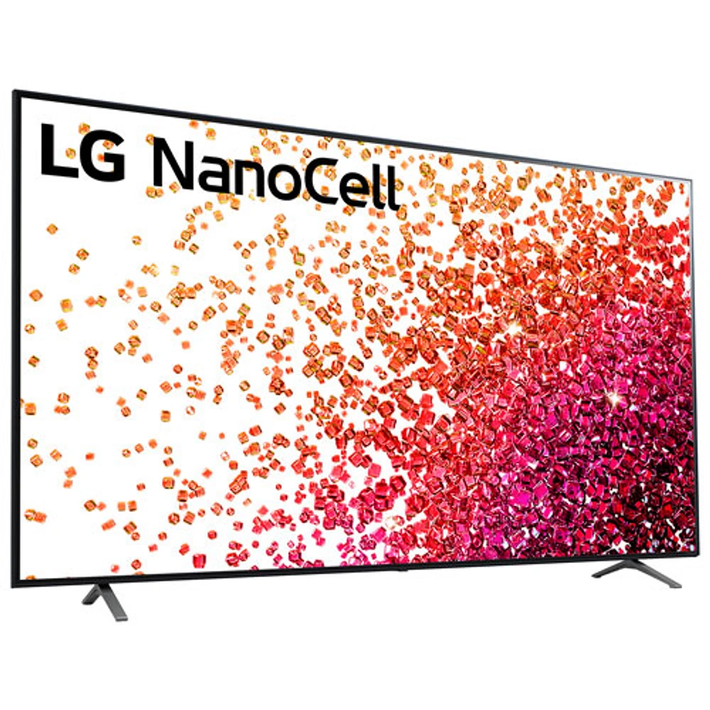 Téléviseur intelligent webOS HDR DEL UHD 4K de 75 po NanoCell de LG (75NANO75UPA) - 2021