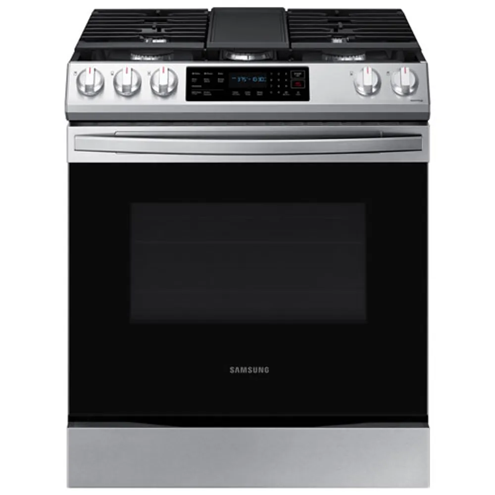 Samsung 30" 6.0 Cu. Ft. Fan Convection 5-Burner Gas Range (NX60T8311SS/AA) - SSl - Open Box - Perfect Condition