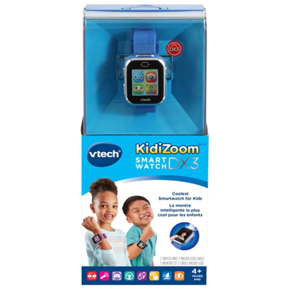 VTech Kidizoom DX3 Smartwatch with Camera - Blue