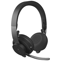 Logitech Zone Wireless On-Ear Bluetooth Headphones - Black