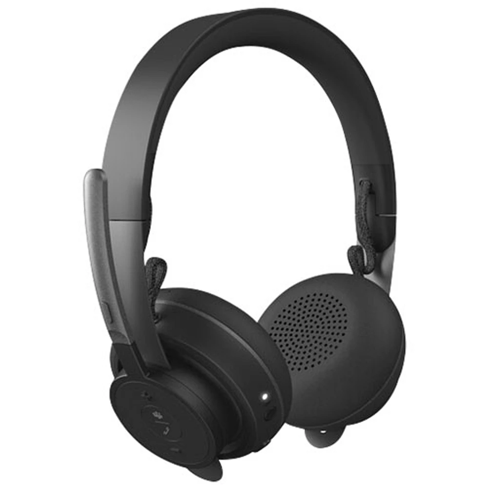 Logitech Zone Wireless On-Ear Bluetooth Headphones - Black