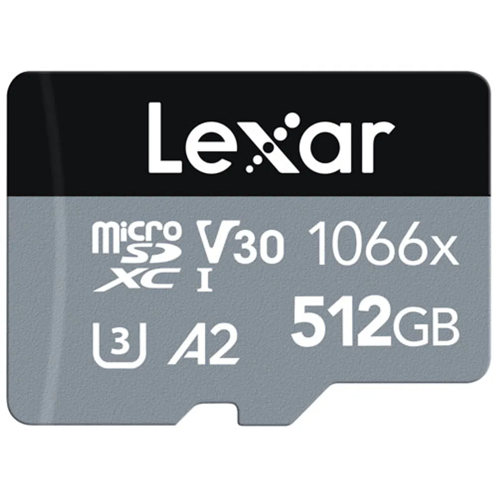 Lexar Professional 1066x 512GB 160MB/s microSDXC UHS-I Memory Card