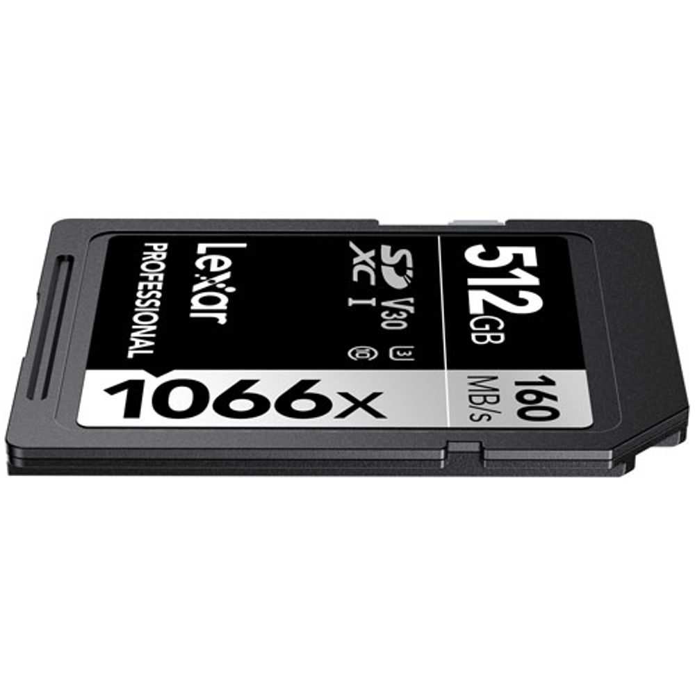 Lexar Professional 1066x 512GB 160MB/s SDXC UHS-I Memory Card