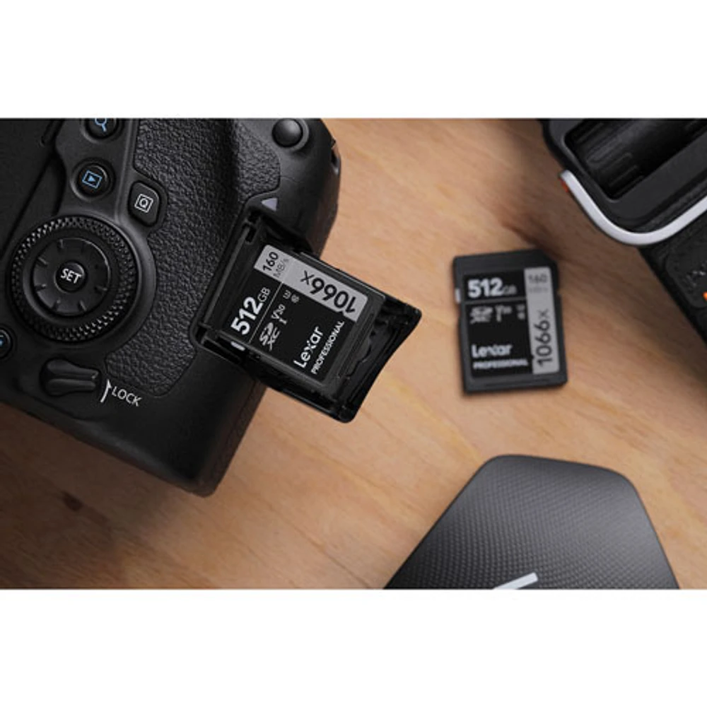 Lexar Professional 1066x 512GB 160MB/s SDXC UHS-I Memory Card