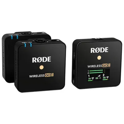 Système de micro-cravate double Wireless Go II de Rode