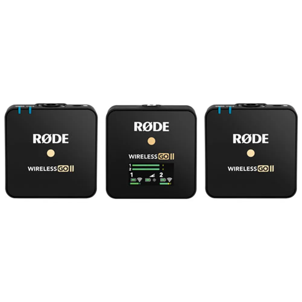 Système de micro-cravate double Wireless Go II de Rode