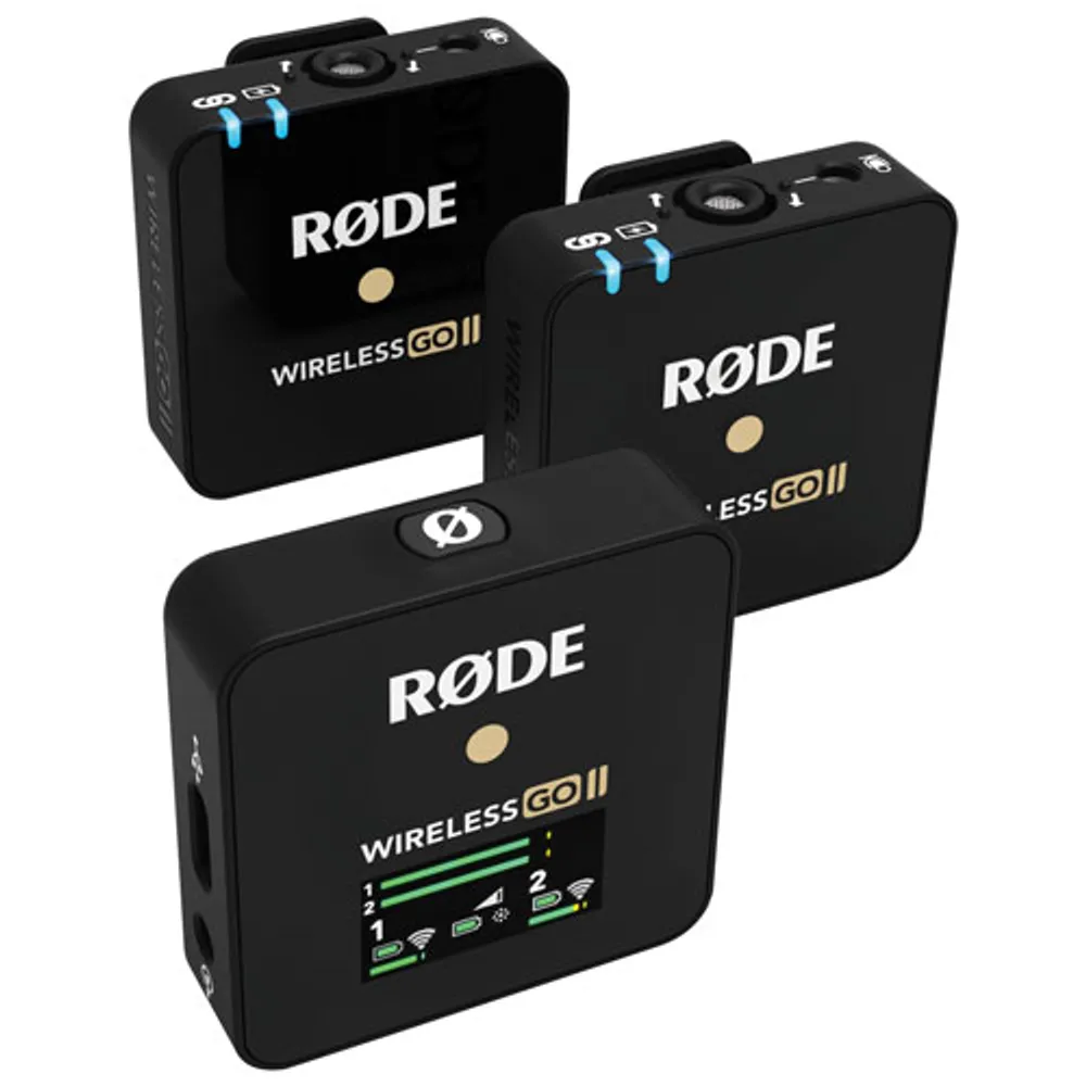 Rode Wireless Go II Dual Lavalier Microphone System