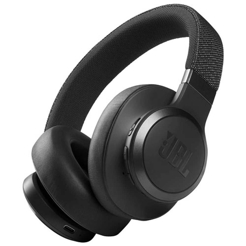 JBL Live 660NC Over-Ear Noise Cancelling Bluetooth Headphones - Black