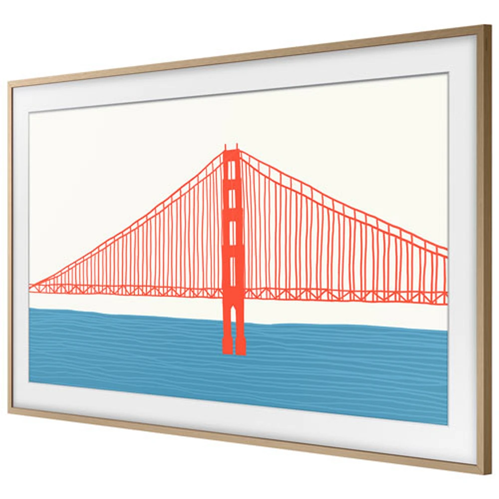 Samsung 75" Frame Bezel for The Frame TV (2021) - Teak
