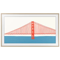 Samsung 55" Frame Bezel for The Frame TV (2021) - Teak