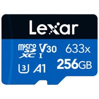 Lexar 633x 256GB 100MB/s microSDXC Class 10 Memory Card