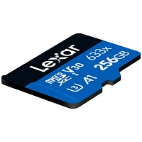 Lexar 633x 256GB 100MB/s microSDXC Class 10 Memory Card