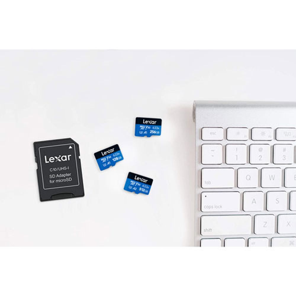 Lexar 633x 256GB 100MB/s microSDXC Class 10 Memory Card