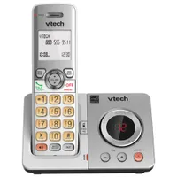 VTech DECT 6.0 3-Handset Cordless Phone w/ Answering System & Caller ID - Silver - Only at Best Buy