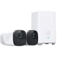 eufy eufyCam 2 Pro Wireless Security System with 2 Bullet 2K Cameras - White