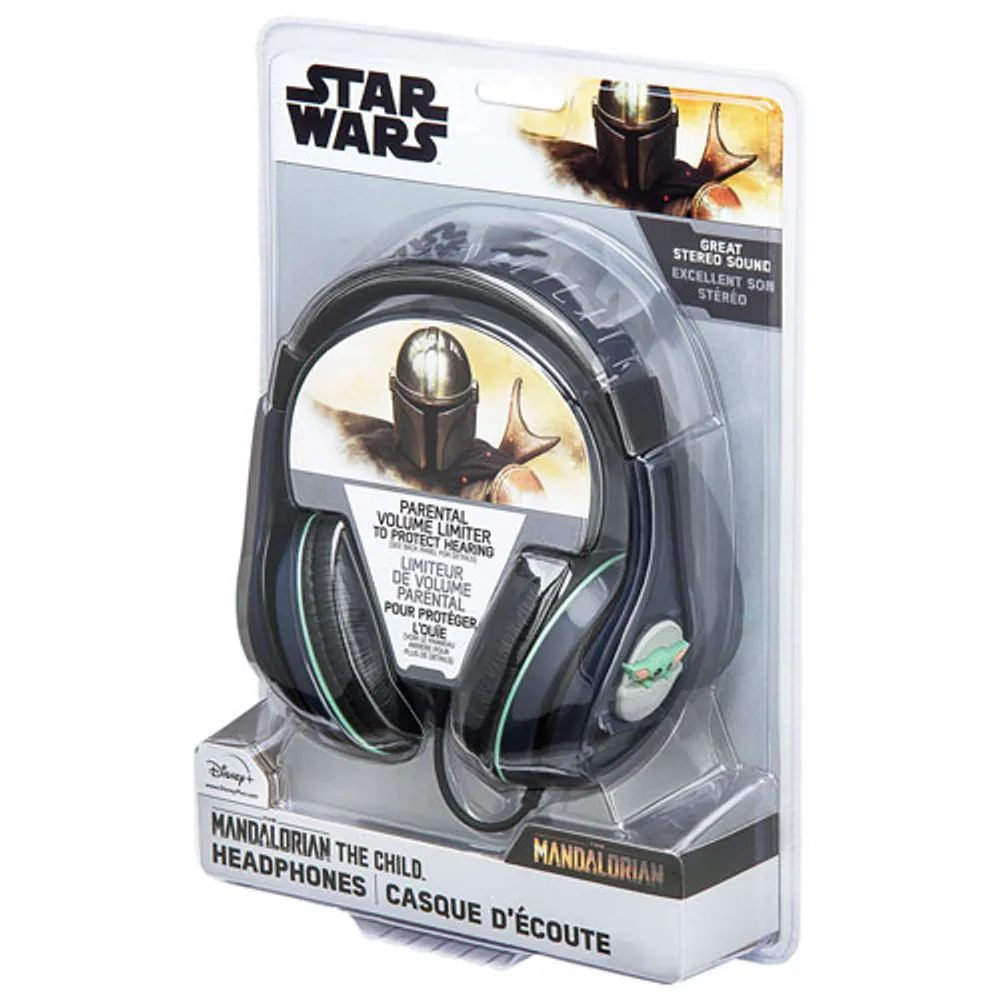 KIDdesigns The Mandalorian Over-Ear Noise Cancelling Kids Headphones - The Child/Blue