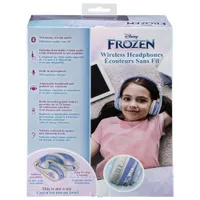 KIDdesigns Frozen 2 Over-Ear Noise Cancelling Bluetooth Kids Headphones - Blue