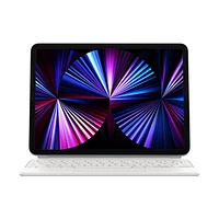 Clavier Magic Keyboard d'Apple pour iPad Pro de 11 po (3e/4e gén.)/Air (4e/5e gén.)/Air de 11 po (M2) - Blanc