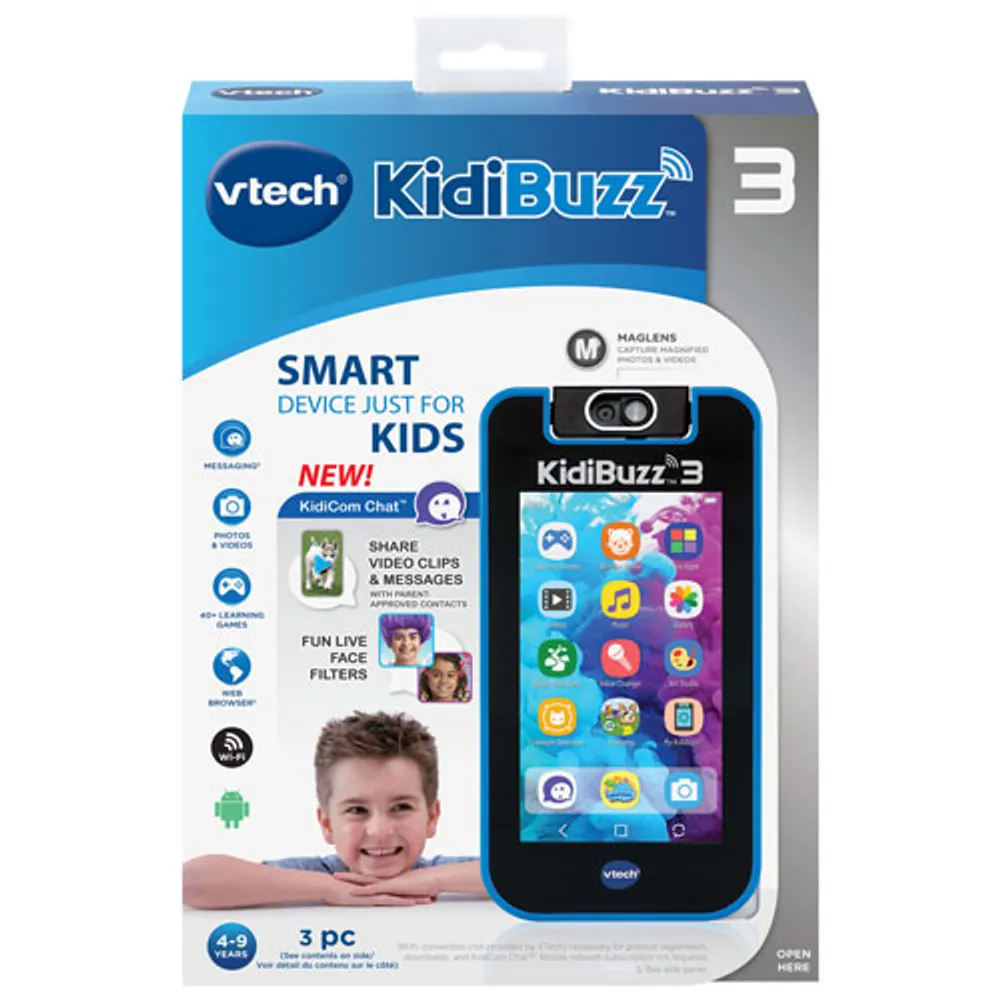 VTech KidiBuzz 3 Smart Device - Black