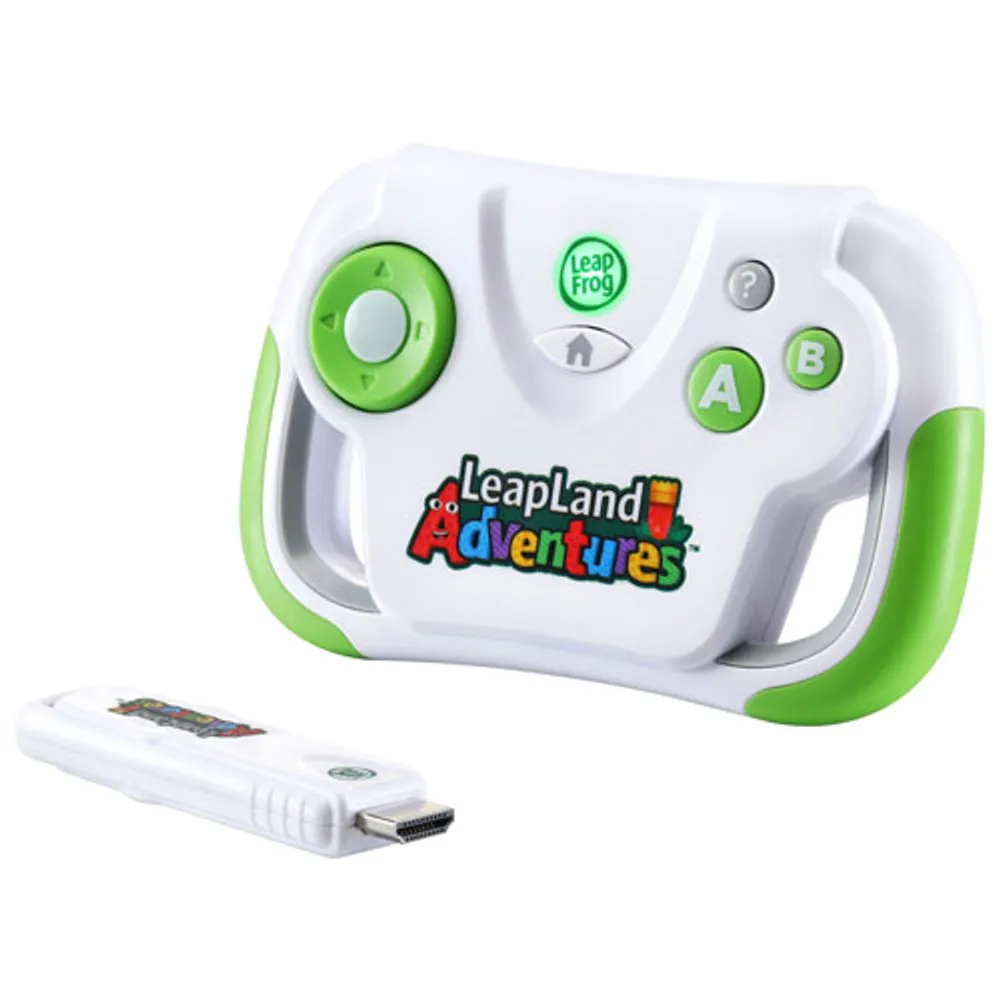 Leapfrog LeapLand Adventures Learning Video Game w/ Wireless Controller & Play Game Stick -English