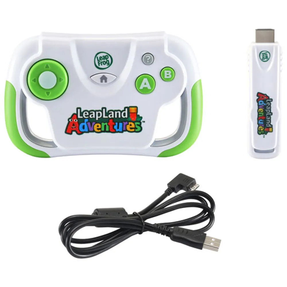 Leapfrog LeapLand Adventures Learning Video Game w/ Wireless Controller & Play Game Stick -English