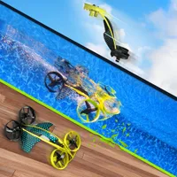 HydraQuad Hybrid Air-to-Water Stunt Drone