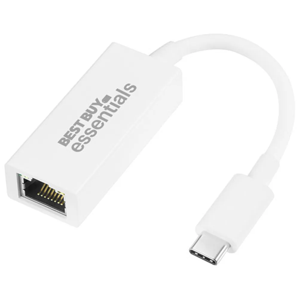 Best Buy Essentials USB-C to Ethernet Adapter (BE-PA3C6E-C)