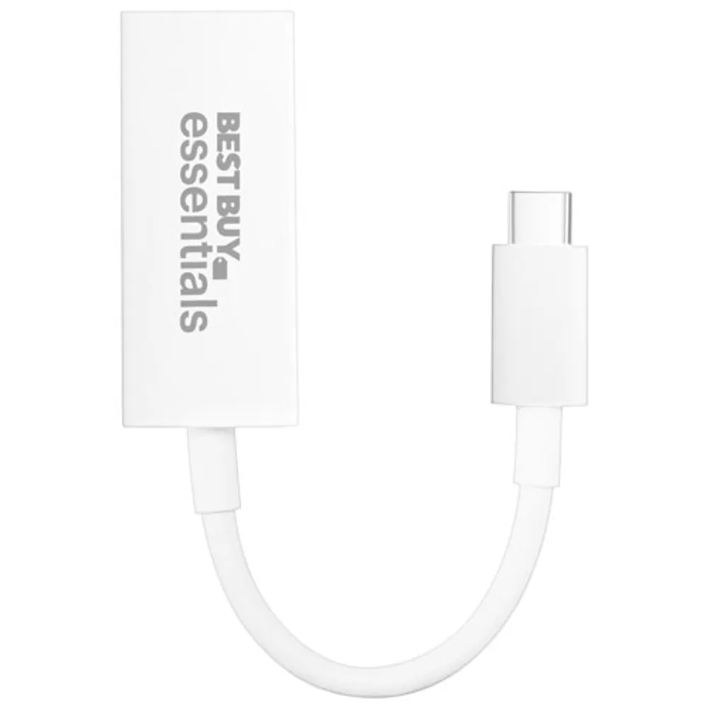 Best Buy Essentials USB-C to Ethernet Adapter (BE-PA3C6E-C)