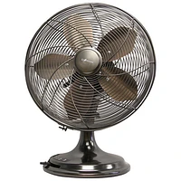 Ecohouzng Retro Desk Fan - 12" - Bronze