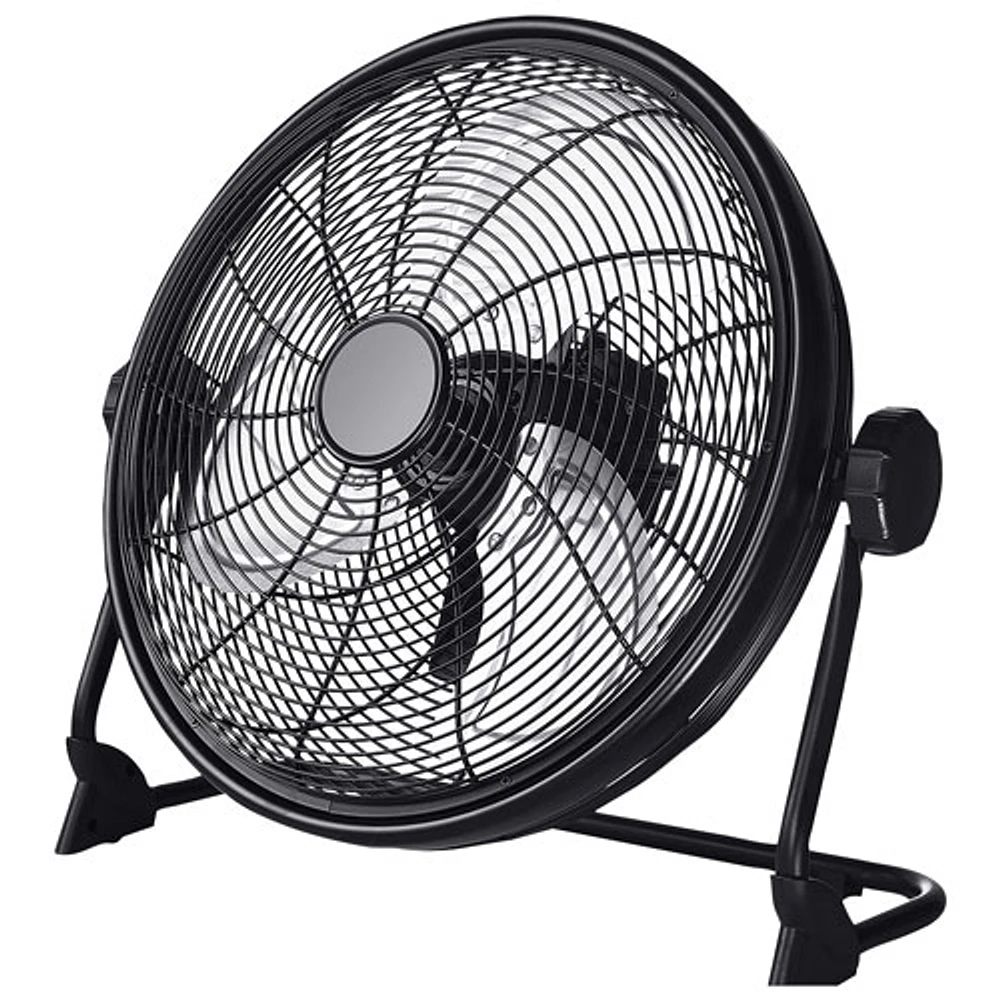 Ecohouzng Rechargeable Floor Fan - 16" - Black