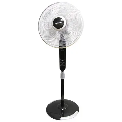 Ecohouzng Digital Oscillating Floor Fan - 16" - Silver