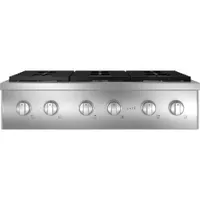 Café 36" 6-Burner Gas Cooktop (CGU366P2TS1) - Stainless Steel