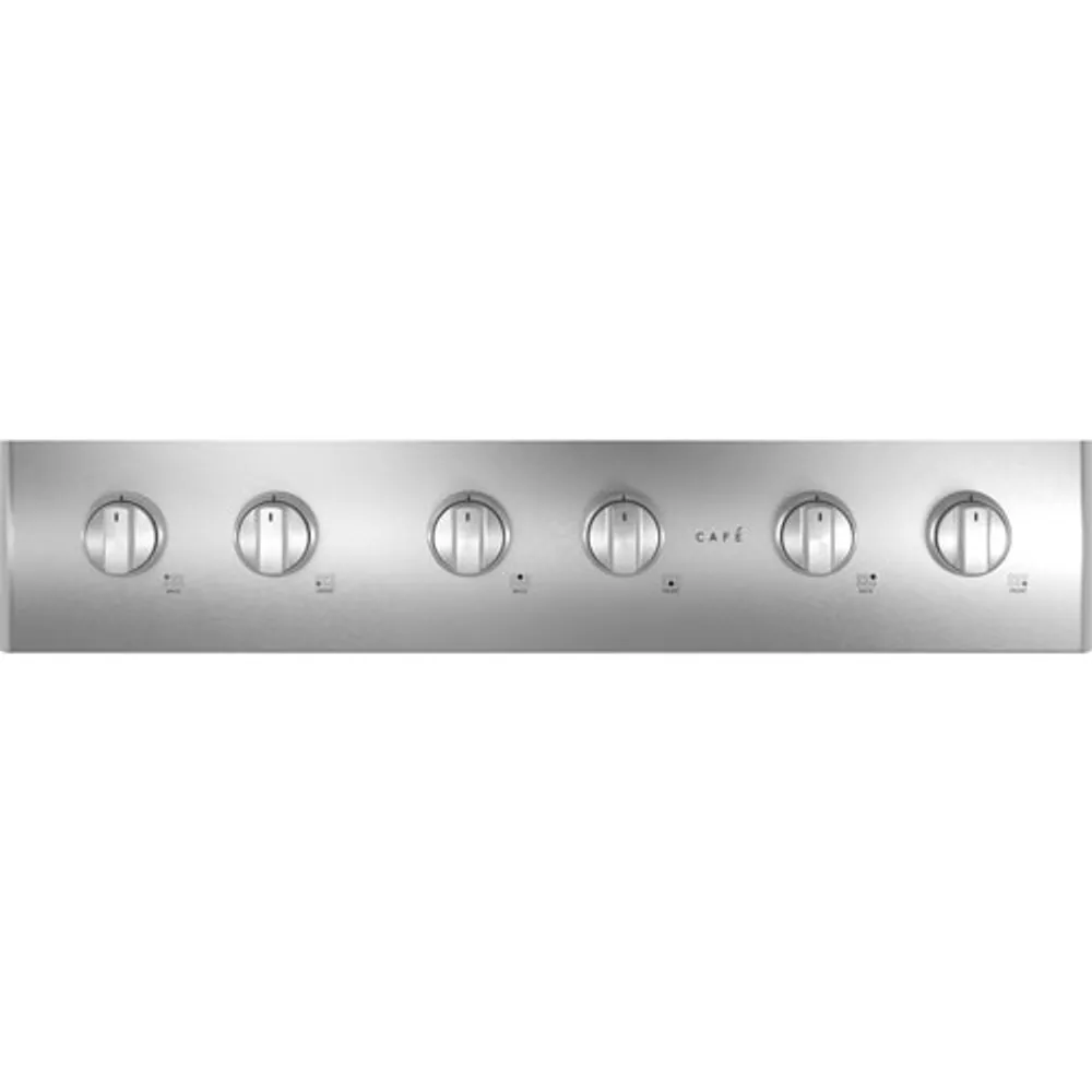 Café 36" 6-Burner Gas Cooktop (CGU366P2TS1) - Stainless Steel