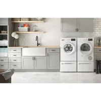 Bosch 24" Laundry Pedestal for Washer (WMZPW20W) - White