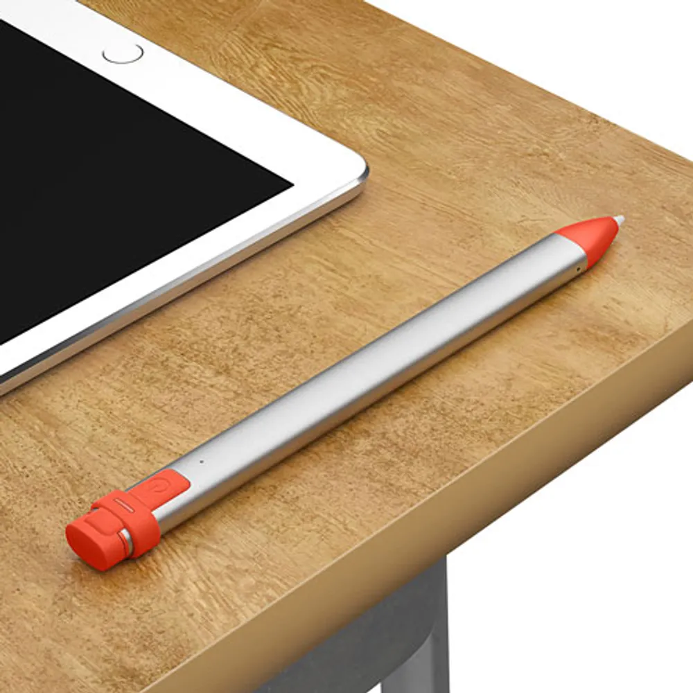 Logitech Crayon Digital Pencil for iPad (2018 & Later) - Grey