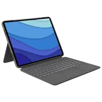 Étui-clavier Combo Touch de Logitech avec pavé pour iPad Pro 12,9 po (5e/6e gén.) - Gris Oxford - Anglais