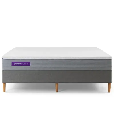 Purple 11" Hybrid Flat Top Mattress in a Box