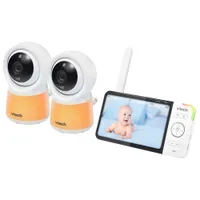 VTech 5" Video Baby Monitor with 2 Cameras, Night Light, Night Vison & Two-Way Audio (RM5754-2HD)