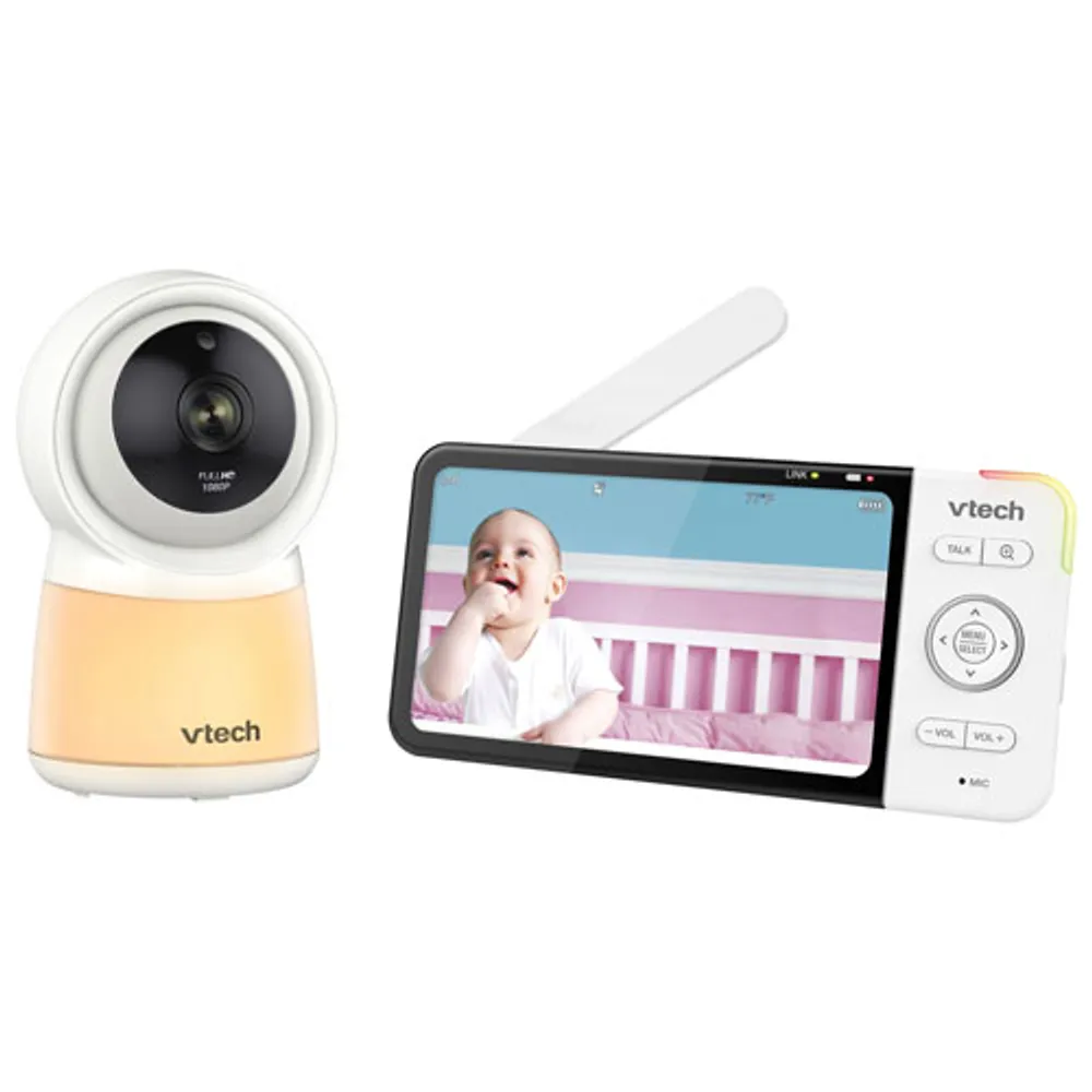 VTech 5" Video Baby Monitor with Night Light, Night Vison & Two-Way Audio (RM5754HD)