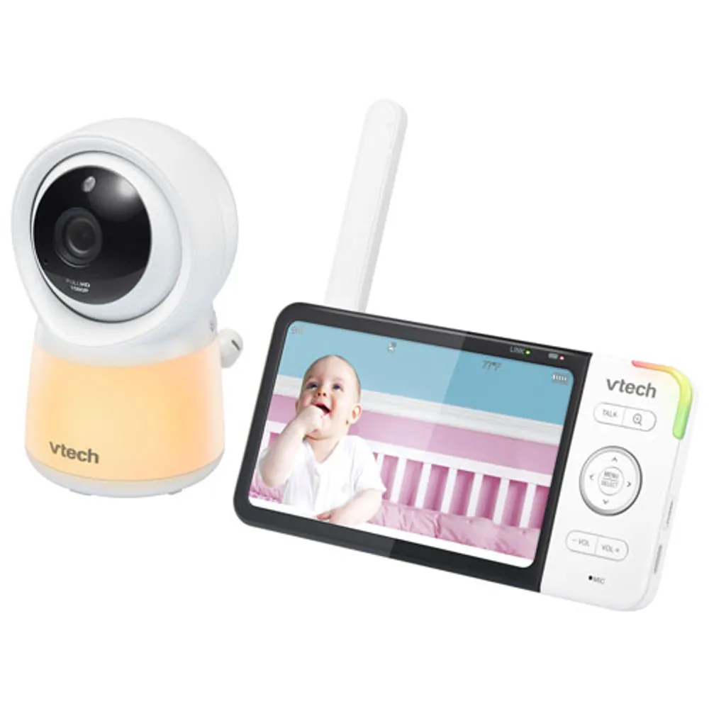 VTech 5" Video Baby Monitor with Night Light, Night Vison & Two-Way Audio (RM5754HD)