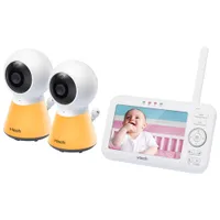 VTech 5" Video Baby Monitor with 2 Cameras, Night Light, Night Vison & Two-Way Audio (VM5254-2)