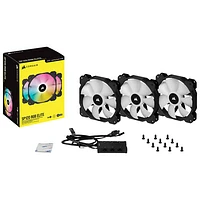 Corsair iCUE SP120 RGB Elite Performance 120mm Triple Case Fan Kit - Black