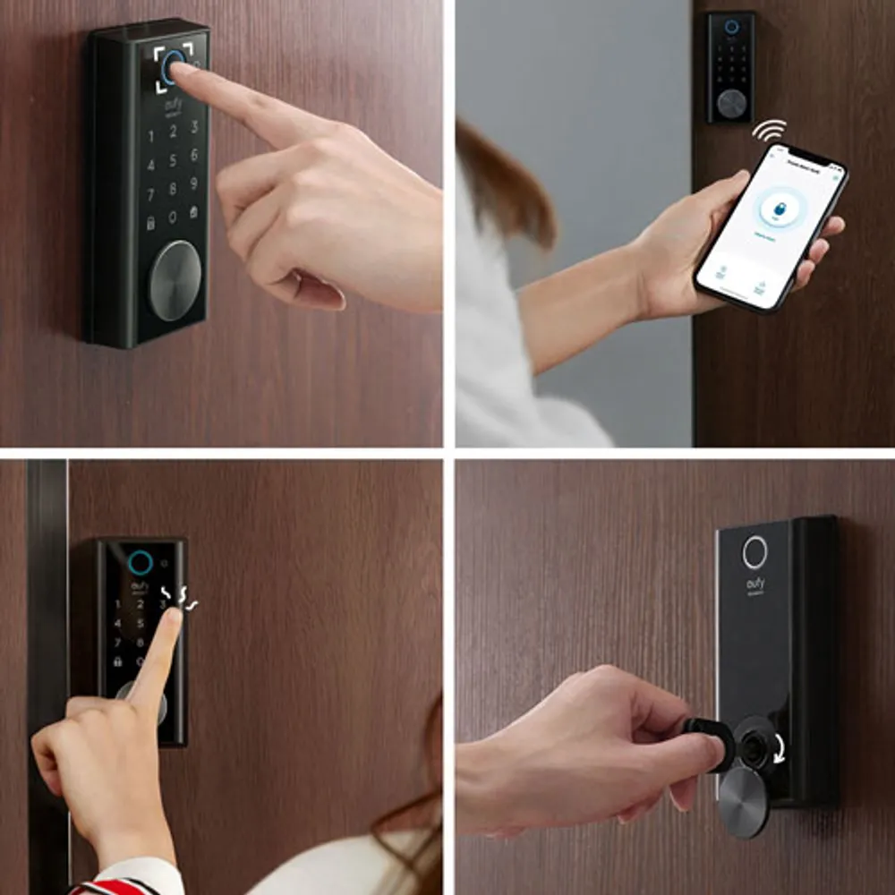 eufy Touch & Wi-Fi Smart Lock - Black