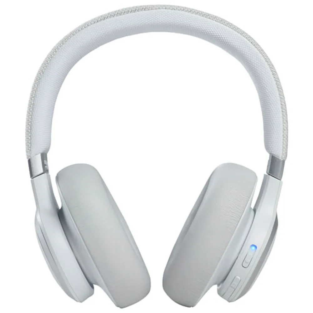 JBL Live 660NC Over-Ear Noise Cancelling Bluetooth Headphones - White